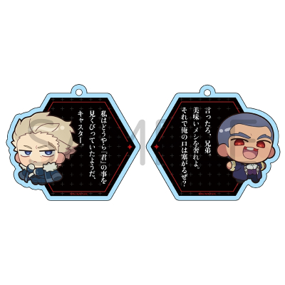 【グッズ-キーホルダー】Fate/strange Fake 掛け合いセリフアクリルキーホルダー(キャスター陣営)