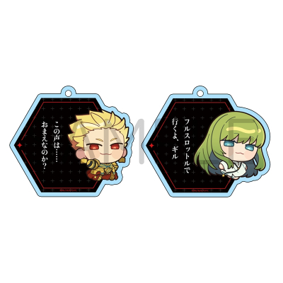【グッズ-キーホルダー】Fate/strange Fake 掛け合いセリフアクリルキーホルダー(アーチャー/ランサー)
