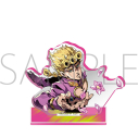 【グッズ-スタンドポップ】ジョジョの奇妙な冒険 オラオラオーバードライブ フチカラーアクリルスタンド/ジョルノ・ジョバァーナの画像
