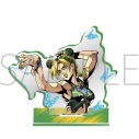 【グッズ-スタンドポップ】ジョジョの奇妙な冒険 オラオラオーバードライブ フチカラーアクリルスタンド/空条 徐倫の画像