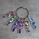 【グッズ-キーホルダー】ジョジョの奇妙な冒険 オラオラオーバードライブ 6連キーホルダー/Stars Ver.の画像
