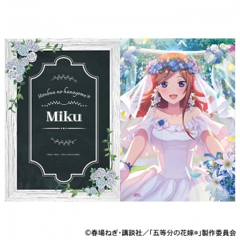 グッズ-クリアファイル】五等分の花嫁 ウェディングドレス クリア 