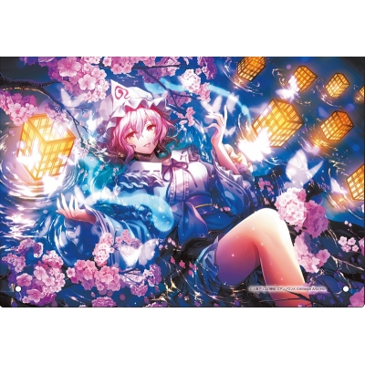 【グッズ-置きもの】東方ダンマクカグラ ファンタジア・ロスト 西行寺 幽々子「願わくは花の下にて春死なむ」 アクリルパネル