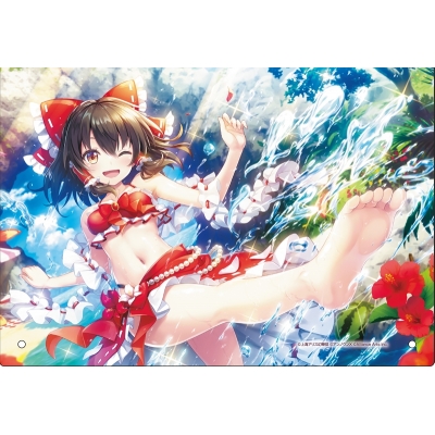 【グッズ-置きもの】東方ダンマクカグラ ファンタジア・ロスト 博麗 霊夢「少女の夏の一日に」 アクリルパネル