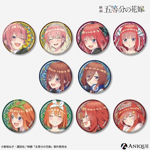 グッズ-バッチ】映画 五等分の花嫁 描き下ろしトレーディング缶バッジ2 