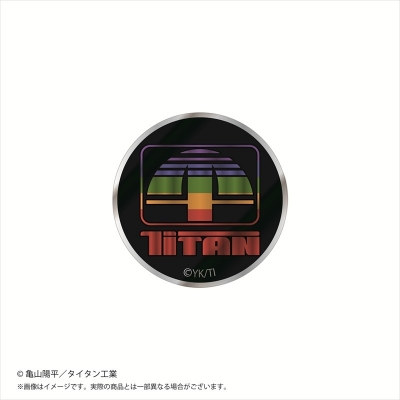 【グッズ-ピンバッチ】銀河特急 ミルキー☆サブウェイ タイタン工業 社員章