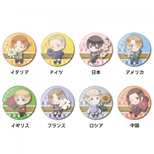 グッズ バッチ ヘタリア World Stars トレーディング缶バッジ アニメイト