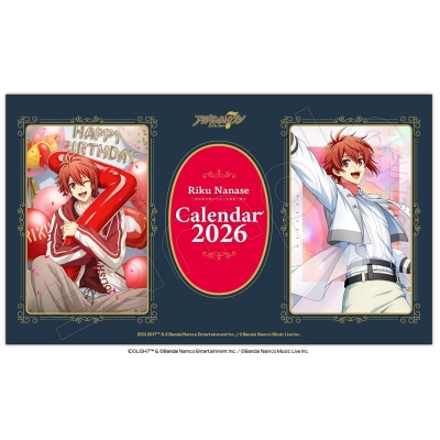 【カレンダー】アイドリッシュセブン 2026年卓上カレンダー 七瀬陸