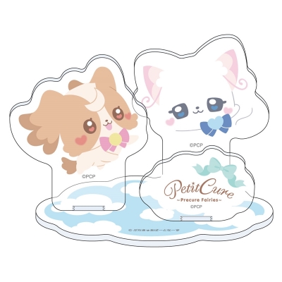 【グッズ-スタンドポップ】ぷちきゅあ アクリルスタンド ぷちきゅあこむぎ&ぷちきゅあゆき