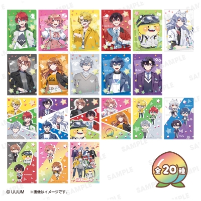 【グッズ-クリアファイル】カラフルピーチ クリアファイルミニ