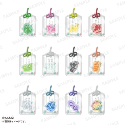 【グッズ-チャーム】カラフルピーチ 願い事チャーム