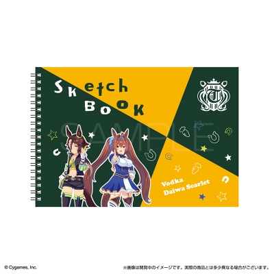 【グッズ-スケッチブック】ウマ娘 プリティーダービー スケッチブックB5 ウオッカ・ダイワスカーレット