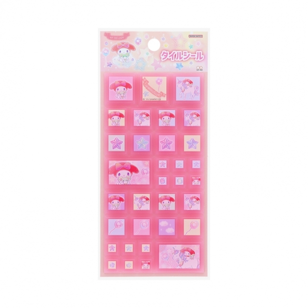 【グッズ-シール】サンリオキャラクターズ タイルシール ゆめかわ! マイメロディ