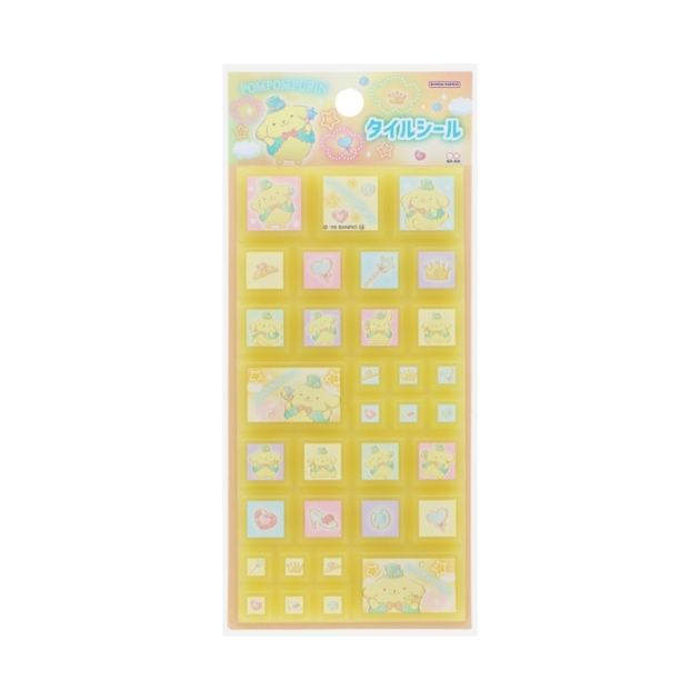 【グッズ-シール】サンリオキャラクターズ タイルシール ゆめかわ! ポムポムプリン