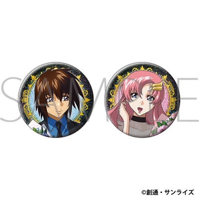 【グッズ-バッチ】機動戦士ガンダムSEED FREEDOM 缶バッジセット/キラ・ヤマト&ラクス・クライン 〈花束〉