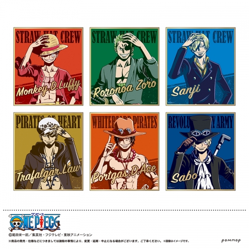 グッズ 色紙 One Piece 箔押しミニ色紙コレクション アニメイト