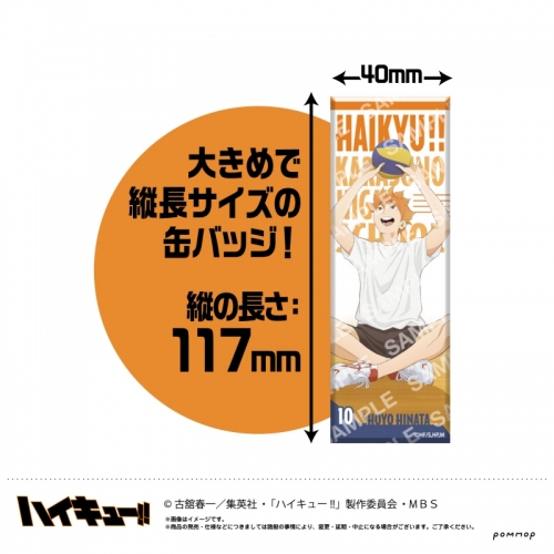 グッズ-バッチ】ハイキュー!! ロング缶バッジコレクション | アニメイト