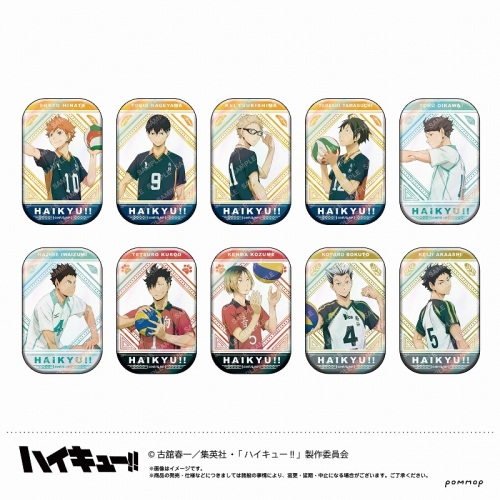 グッズ-バッチ】ハイキュー!! ホログラムスクエア缶バッジコレクション 