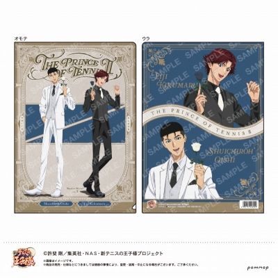 【グッズ-クリアファイル】新テニスの王子様 クリアファイル-Black or White 第3弾-(C 大石秀一郎・菊丸英二)