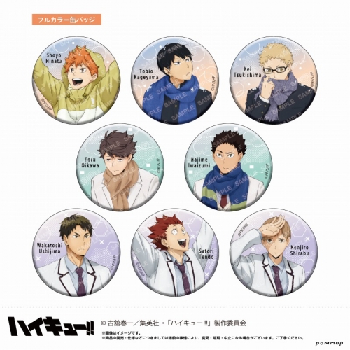 グッズ-バッチ】ハイキュー!! 缶バッジコレクション(A)-お天気版権 第 