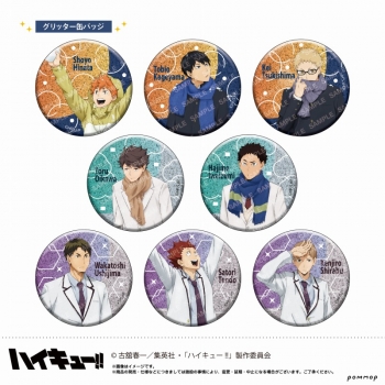 グッズ-バッチ】ハイキュー!! 缶バッジコレクション(A)-お天気版権 第 