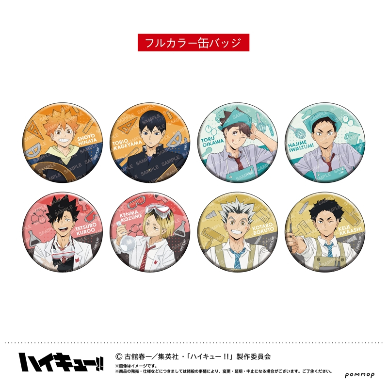 【グッズ-バッチ】ハイキュー!! 缶バッジコレクション-授業!!-