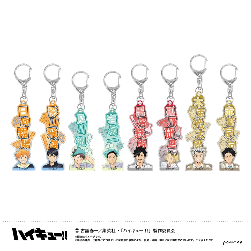 【グッズ-キーホルダー】ハイキュー!! おなまえアクリルコレクション-授業!!-