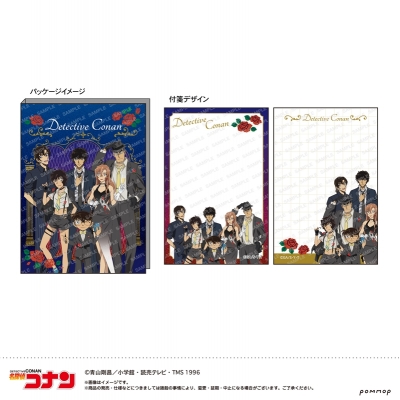 【グッズ-メモ帳】名探偵コナン 付箋セット-ミッドナイトCoolシリーズ-