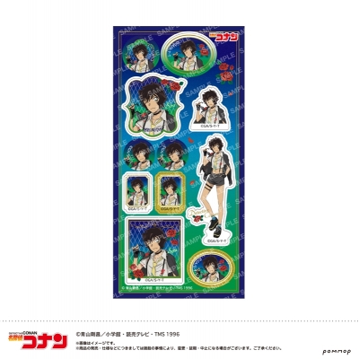 【グッズ-シール】名探偵コナン シール-ミッドナイトCoolシリーズ-(C 世良 真純)