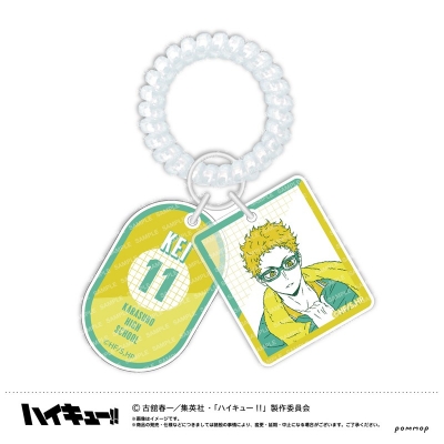 【グッズ-キーホルダー】ハイキュー!! ロッカーキー風キーホルダー-オフショットカラー第2弾-(C 月島 蛍)