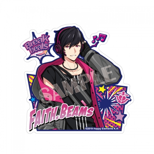 グッズ ステッカー エリオスライジングヒーローズ ホログラムステッカー フェイス ビームス アニメイト