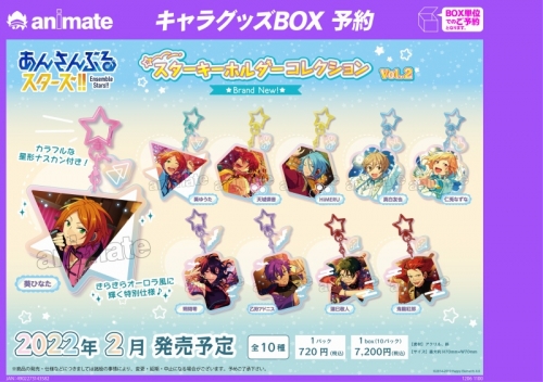 グッズ キーホルダー あんさんぶるスターズ スターキーホルダーコレクション Brand New Vol 2 アニメイト