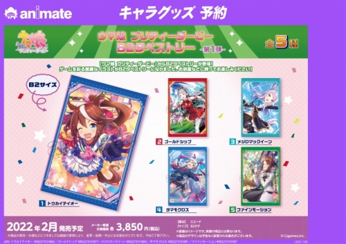 グッズ タペストリー ウマ娘 プリティーダービー B2タペストリー タマモクロス アニメイト