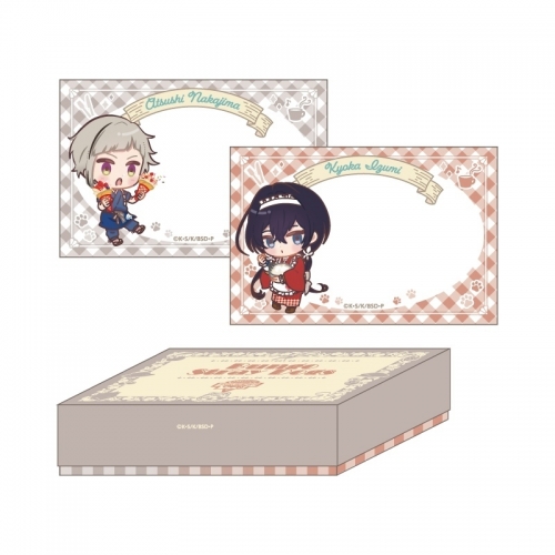 グッズ メモ帳 文豪ストレイドッグス マリオンクレープコラボ ボックスメモ 中島敦 泉鏡花 アニメイト