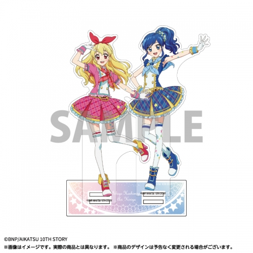 グッズ-スタンドポップ】アイカツ！ ペアアクリルスタンド 1 星宮 