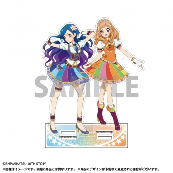 グッズ-スタンドポップ】アイカツ！ ペアアクリルスタンド 6 風沢そら 