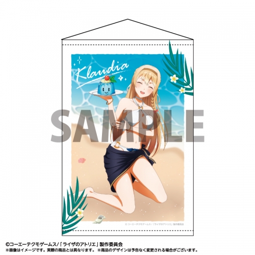 ライザのアトリエ3 WonderGOO特典 特大タペストリー クラウディア 軽かっ