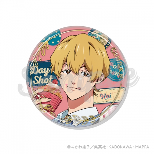 グッズ-バッチ】忘却バッテリー Day-off Shot トレーディング箔押し缶  