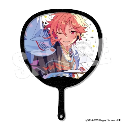 【グッズ-うちわ】あんさんぶるスターズ!! フレフレスケルトンうちわDX~ブラック☆ラメ~ 35.仁兎なずな