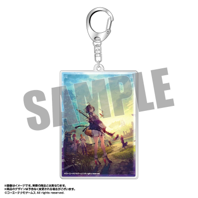 【グッズ-キーホルダー】ユミアのアトリエ BIGアクリルキーホルダー メインビジュアルA