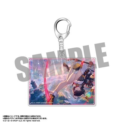【グッズ-キーホルダー】ユミアのアトリエ BIGアクリルキーホルダー メインビジュアルB