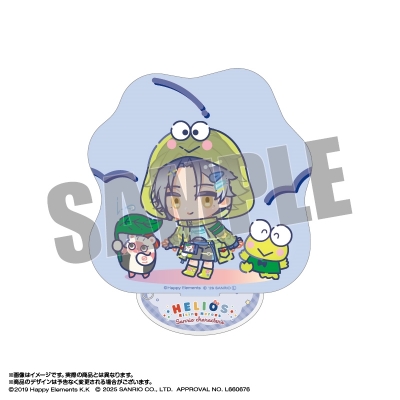 【グッズ-スタンドポップ】エリオスライジングヒーローズ×サンリオキャラクターズ アクリルスタンド 18.ニコ×けろけろけろっぴ なかよしポップコーデver.