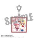 【グッズ-キーホルダー】エリオスライジングヒーローズ×サンリオキャラクターズ おなまえアクリルキーホルダー 1.鳳アキラ×ハローキティ なかよしポップコーデver.の画像
