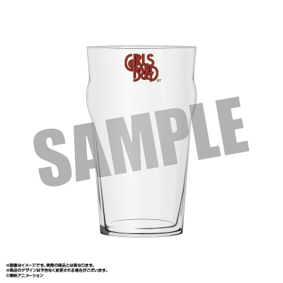 【グッズ-タンブラー・グラス】ガールズバンドクライ×HUB コラボロゴパイントグラス