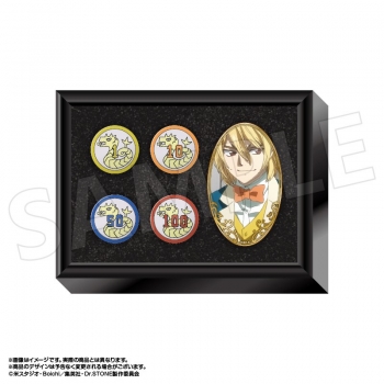 グッズ-その他】Dr.STONE 龍水のポーカーチップ(4種記念セット/1.七海 