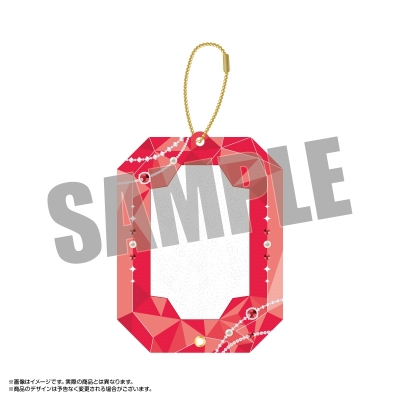 【グッズ-カバーホルダー】amieオリジナル ジュエリーアクリルフレーム 宝石ver. 1.レッド