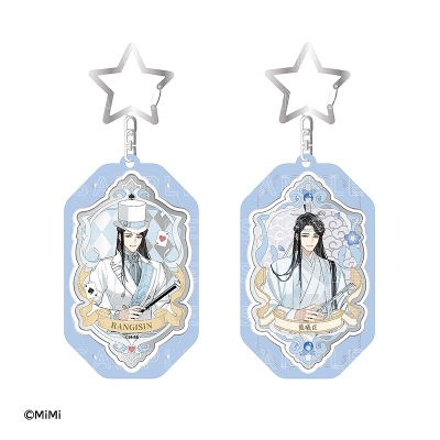 【グッズ-キーホルダー】大河幻想ラジオドラマ「魔道祖師」 Cross World 交差する世界 回転式両面キーホルダー 藍曦臣
