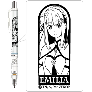 【グッズ-シャープペンシル】Re:ゼロから始める異世界生活 デルガード(白)/エミリア