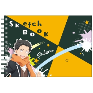 グッズ スケッチブック Re ゼロから始める異世界生活 図案スケッチブック スバル アニメイト