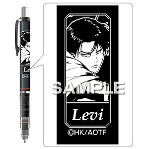 グッズ シャープペンシル Tvアニメ 進撃の巨人 デルガード 黒 リヴァイ アニメイト